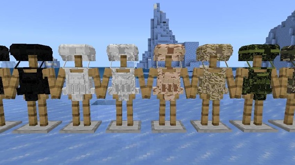 Ama Military Gear Addon mcpe bedrock