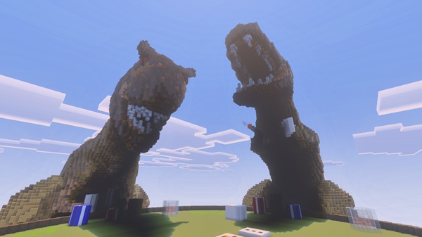 Instant Build Dino Poker Addon mcpe bedrock