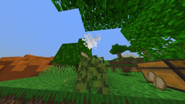 Leaves Drop Op Item Addon mcpe bedrock