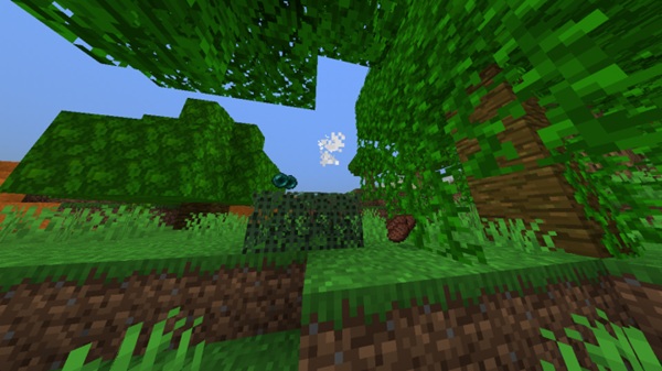 Leaves Drop Op Item Addon minecraft pe