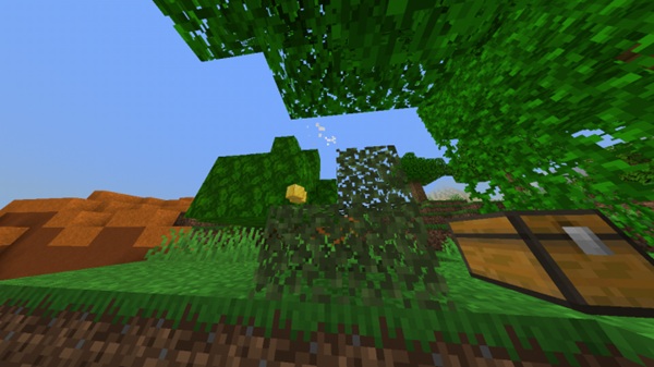 Leaves Drop Op Item Addon minecraft