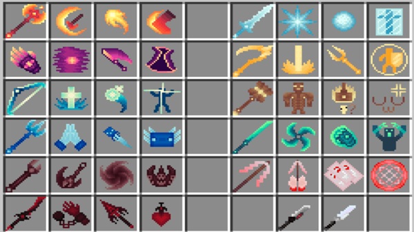 Lost Soul’s Elemental Weapons Revamp Addon mcpe bedrock