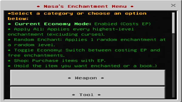 All Enchantments Menu Addon minecraft pe