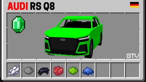 Audi Car’s Addon mcpe bedrock