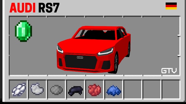 Audi Car’s Addon minecraft download