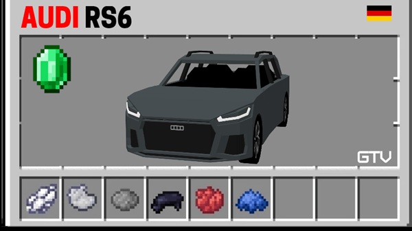 Audi Car’s Addon minecraft