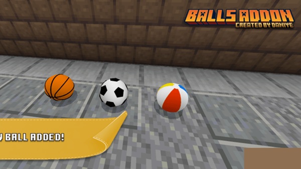 Balls Addon mcpe bedrock