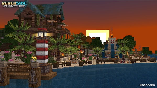 Beachside Furniture Addon minecraft