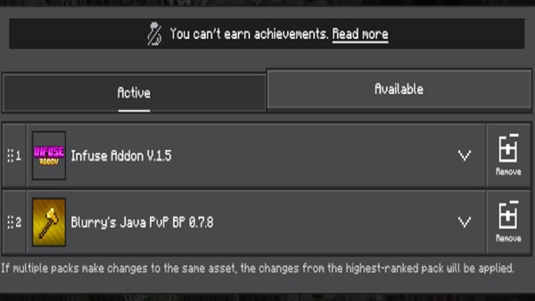 Blurry’s Java PvP Addon minecraft