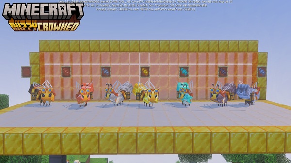 Buzzy Crowned Addon mcpe bedrock