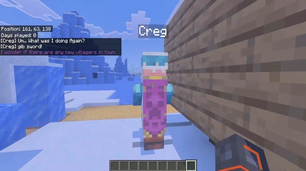 Chatty Villagers Addon mcpe bedrock