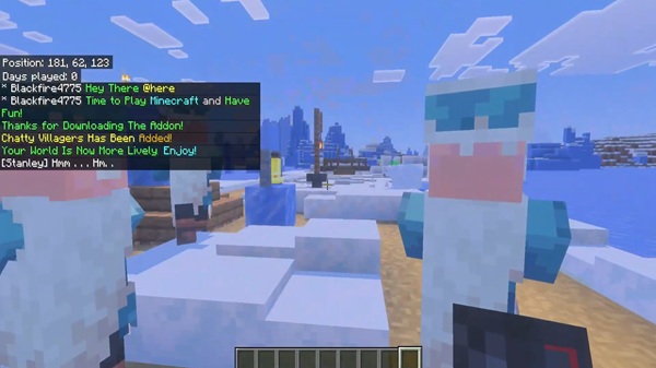 Chatty Villagers Addon minecraft download