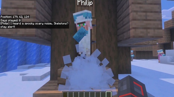 Chatty Villagers Addon minecraft pe