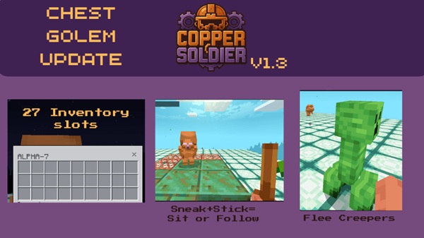 Copper Soldier Addon minecraft download