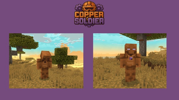 Copper Soldier Addon minecraft pe