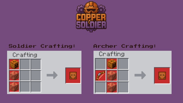 Copper Soldier Addon minecraft