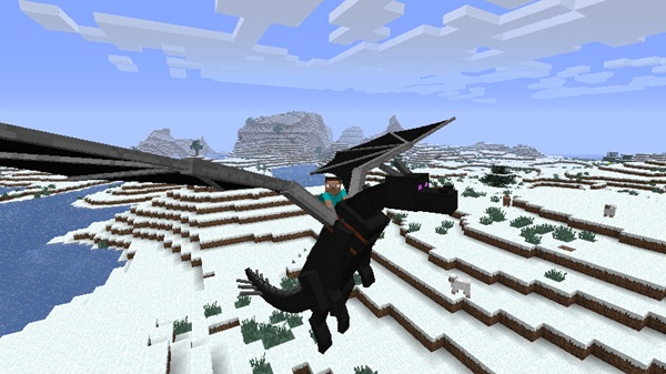 Dragon Mounts Addon mcpe bedrock