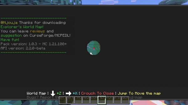 Explorer’s World Map Addon minecraft pe