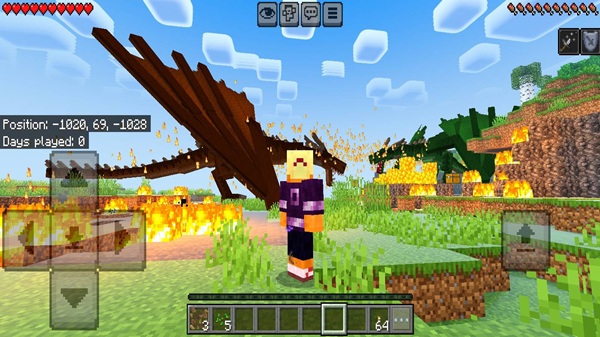 Frost and Flames Addon mcpe bedrock