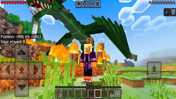 Frost and Flames Addon mcpe download