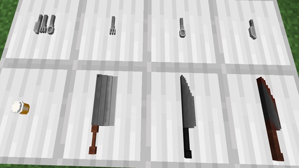 Furniture Food Decorations Addon mcpe bedrock