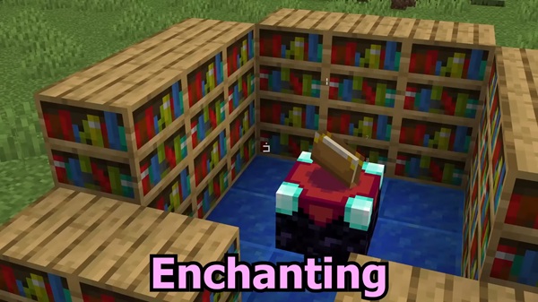 Library Enchantments Addon mcpe bedrock