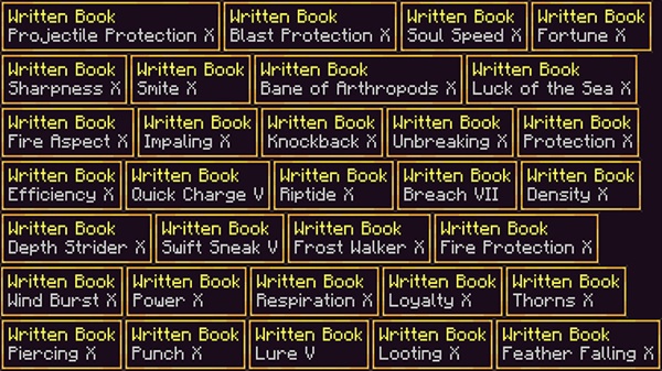 Library Enchantments Addon minecraft pe