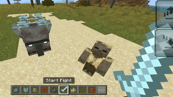 Mob Battles Addon mcpe bedrock