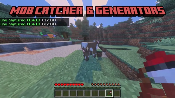 Mob Catcher and Generators Addon minecraft pe