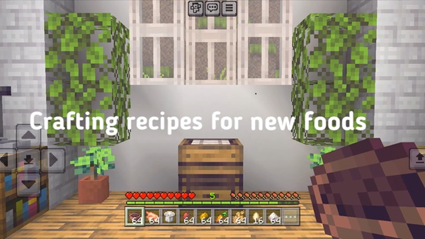 more vanilla foods plus addon mcpe bedrock