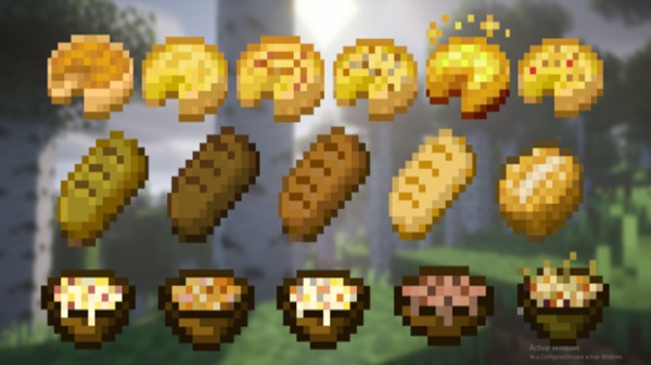 more vanilla foods plus addon minecraft