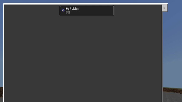 Night Vision Helmet Addon mcpe bedrock