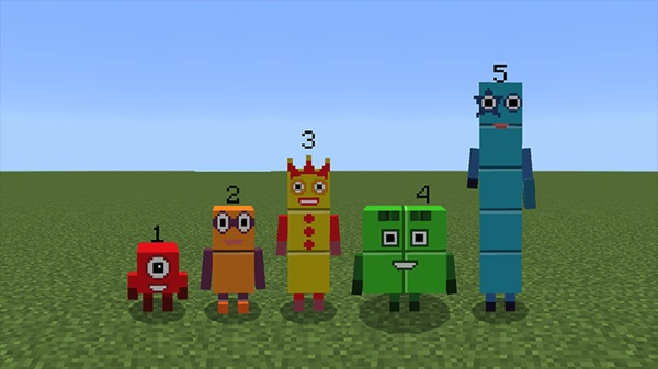 Numberblocks Addon mcpe bedrock