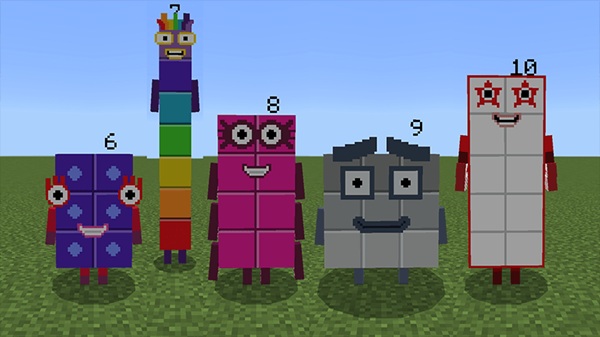 Numberblocks Addon minecraft download