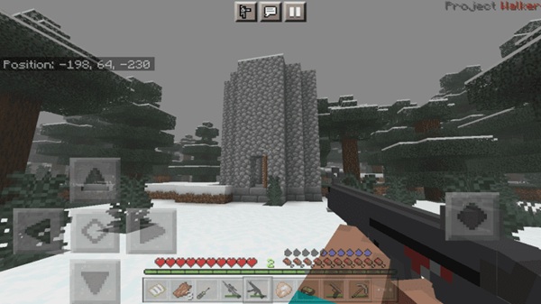 Project Walker Addon mcpe bedrock