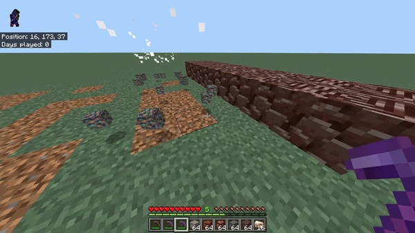 Red Vein Miner Addon mcpe bedrock