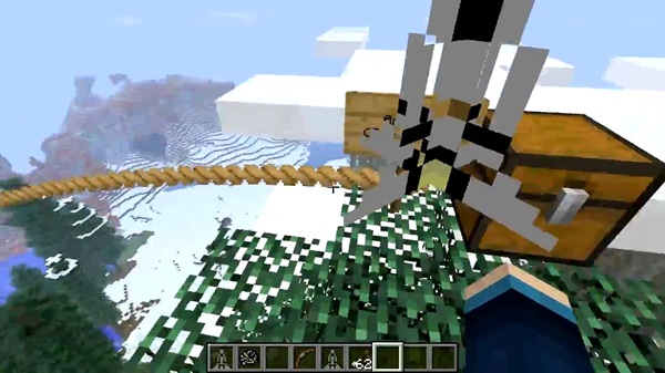 Rope & Ropes Addon mcpe bedrock