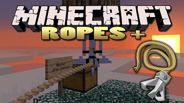 Rope & Ropes Addon minecraft pe