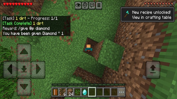 Task System Addon mcpe bedrock