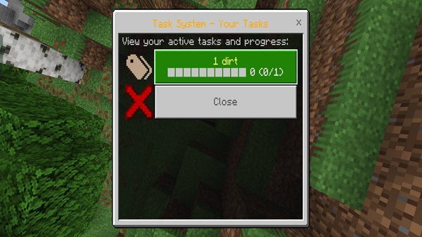Task System Addon minecraft pe