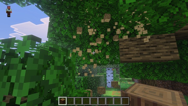Tree Vein Miner Addon minecraft pe