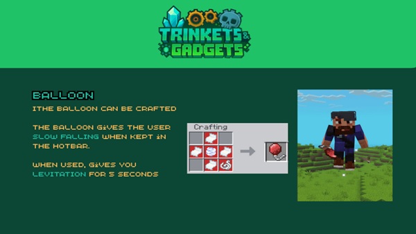 Trinkets & Gadgets Addon minecraft pe