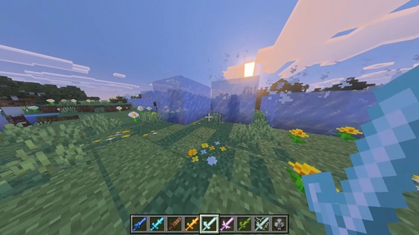 ultimate elemental swords addon minecraft download