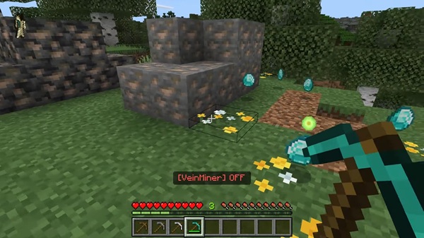 Ultimate Vein Miner Addon mcpe download