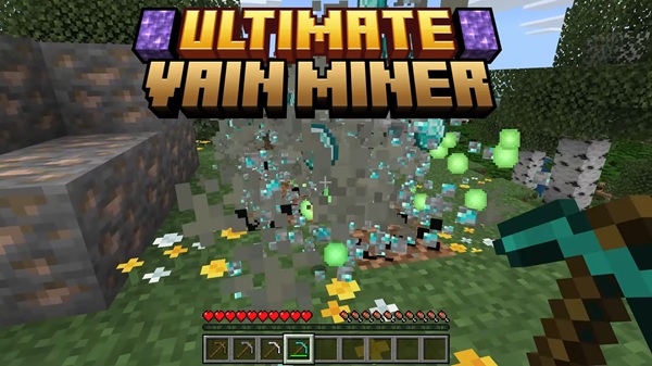 Ultimate Vein Miner Addon minecraft pe