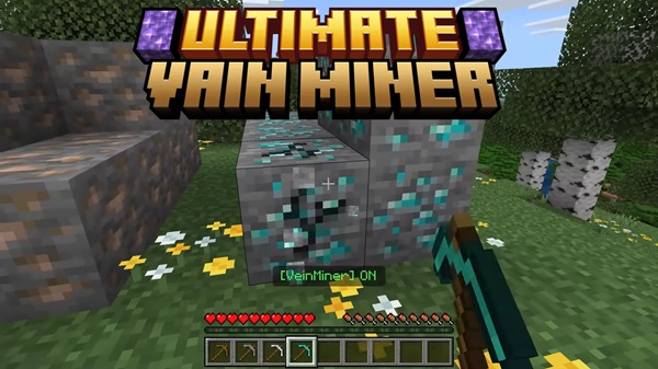 Ultimate Vein Miner Addon minecraft