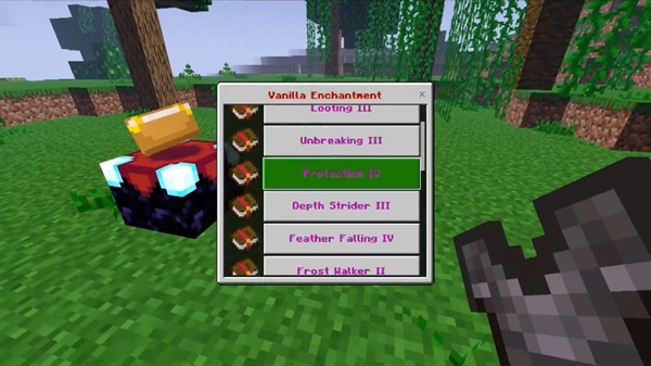Advance Enchantment Table Addon mcpe bedrock