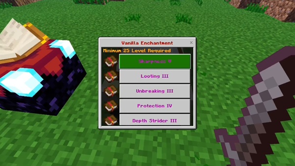 Advance Enchantment Table Addon minecraft pe