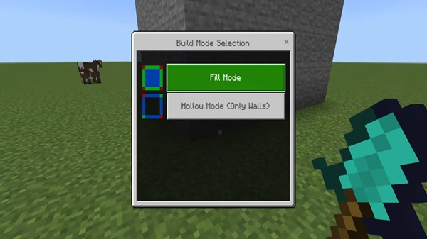 Build Wand Addon mcpe bedrock