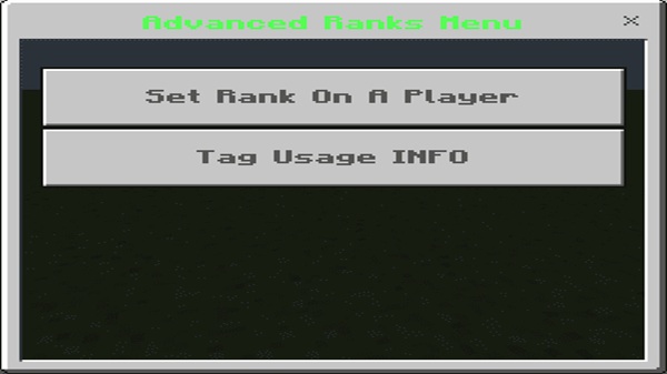 Chat And Name Rank Addon minecraft pe